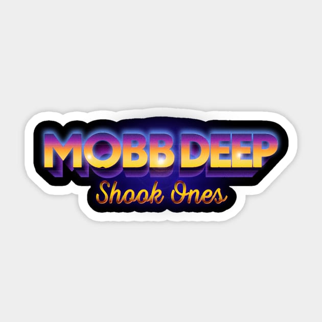 Shook Ones Mobb Deep Sticker by yellowed